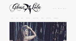 Desktop Screenshot of ghostandlola.com